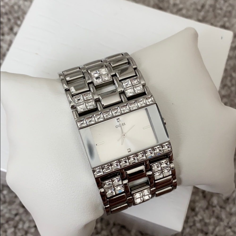 Guess silver watch